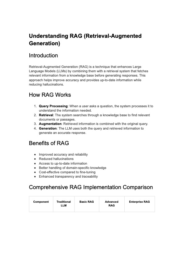 Understanding RAG